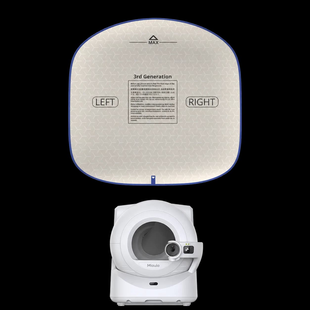 Sealed Liner 3.0 for Miaulo Vision, liner with LEFT and RIGHT marks